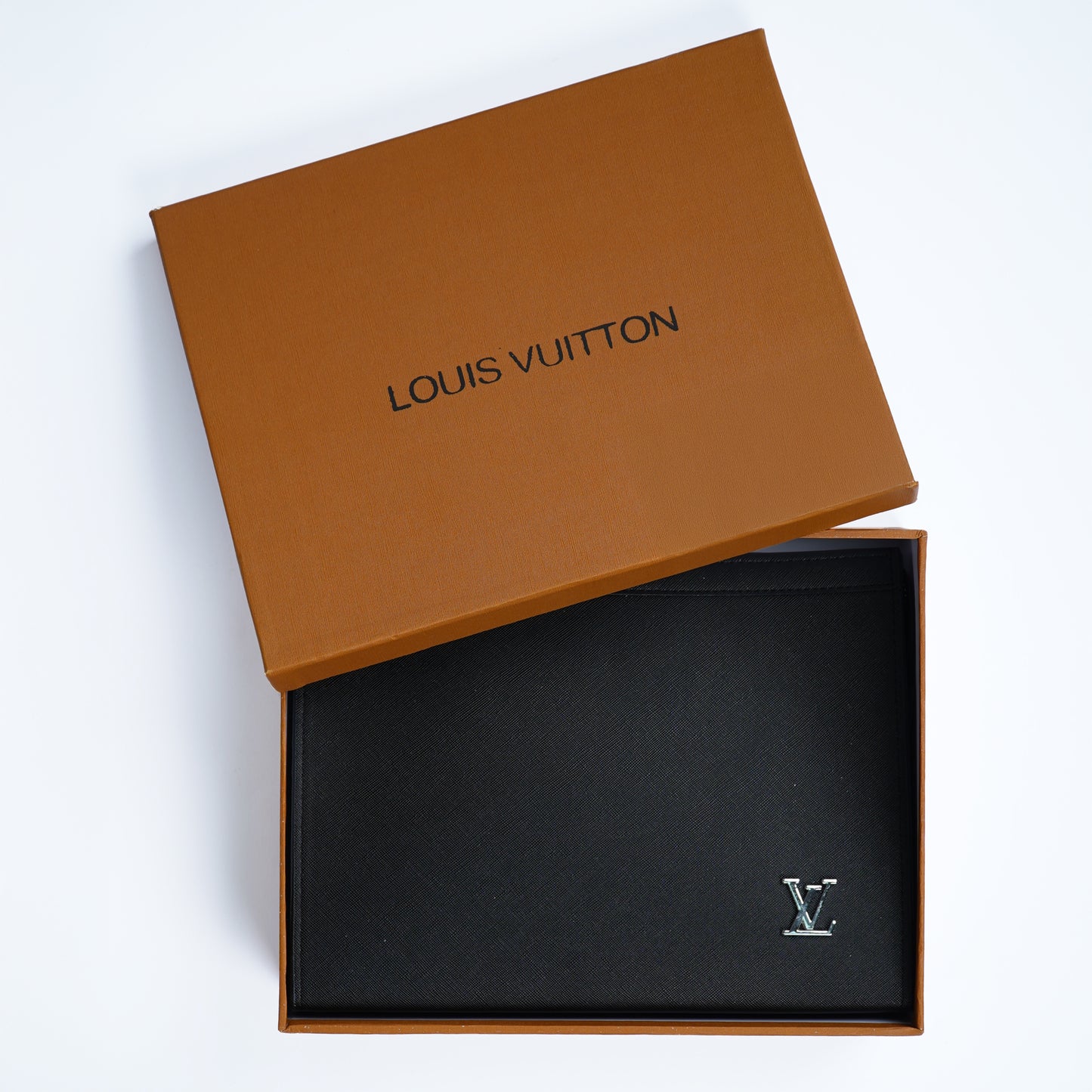 Louis Vuitton Leather Clutch Bag