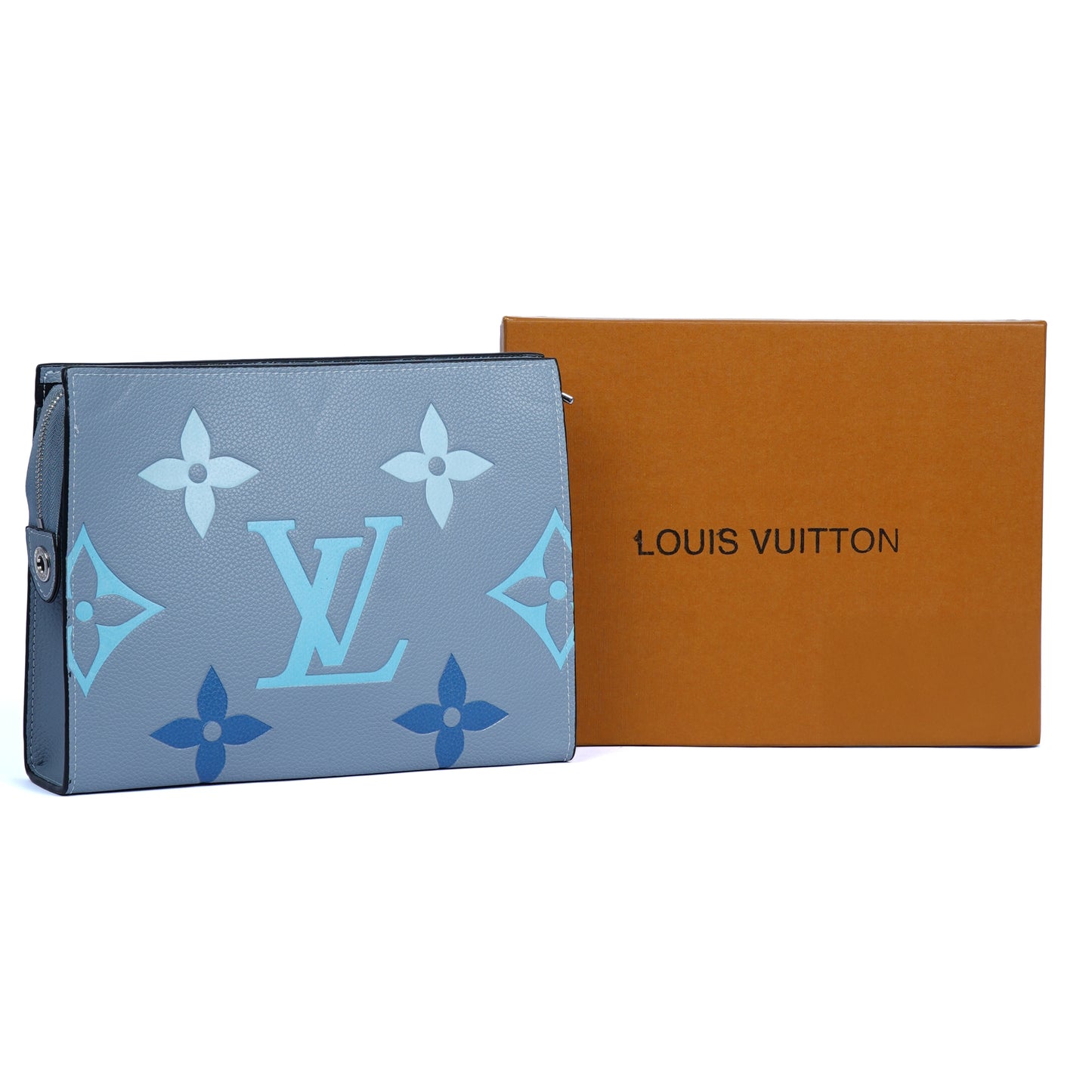 Louis Vuitton Leather Clutch Bag