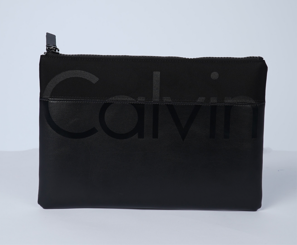 Calvin Klein Leather Clutch Bag