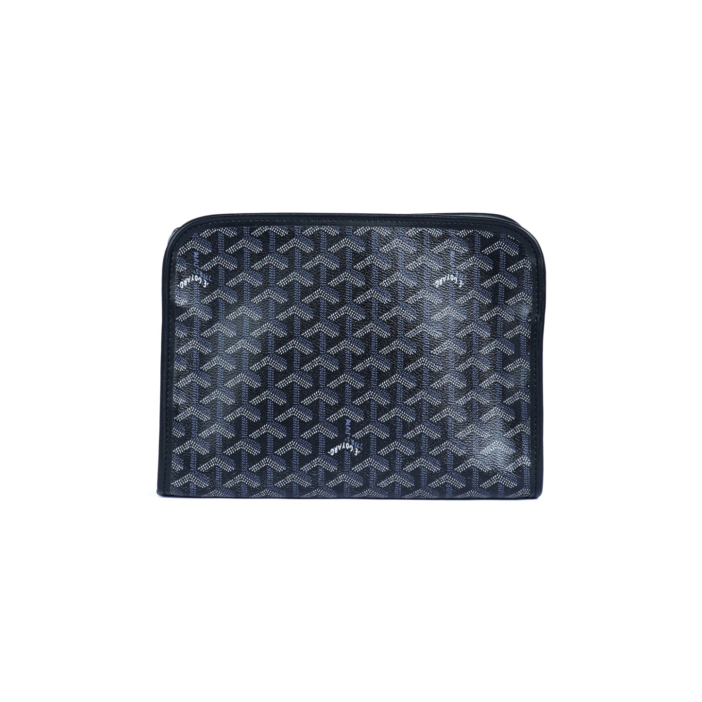 GoYard black Leather Clutch Bag
