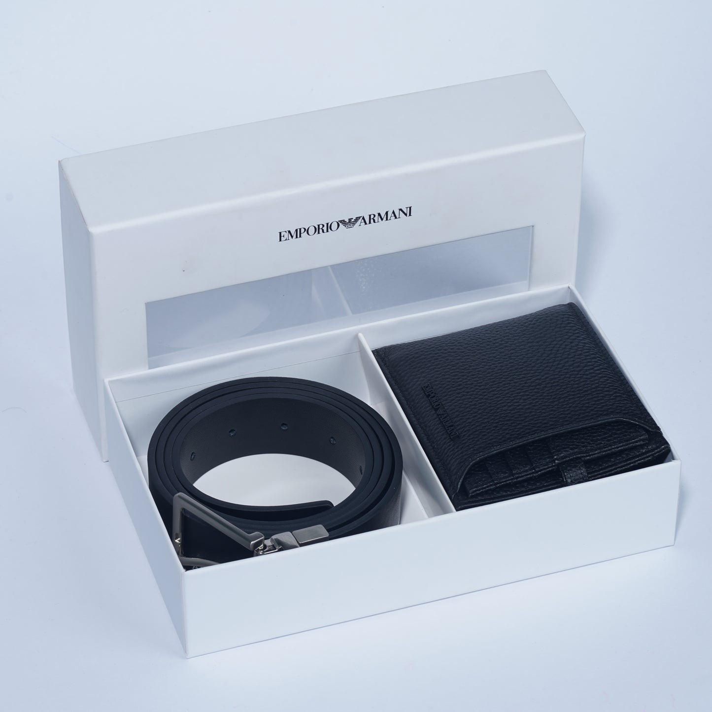 Black Wallet & Belt Pack ( Emporio Armani )