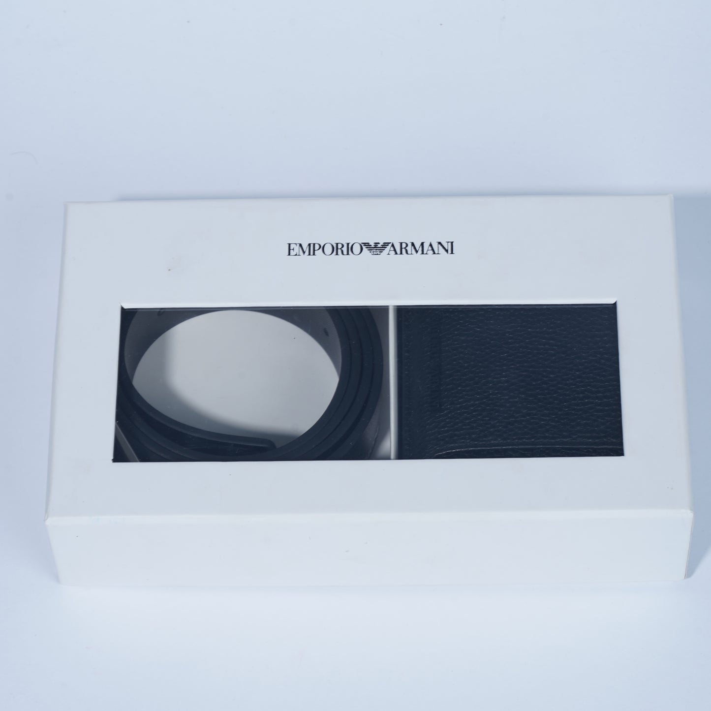 Black Wallet & Belt Pack ( Emporio Armani )