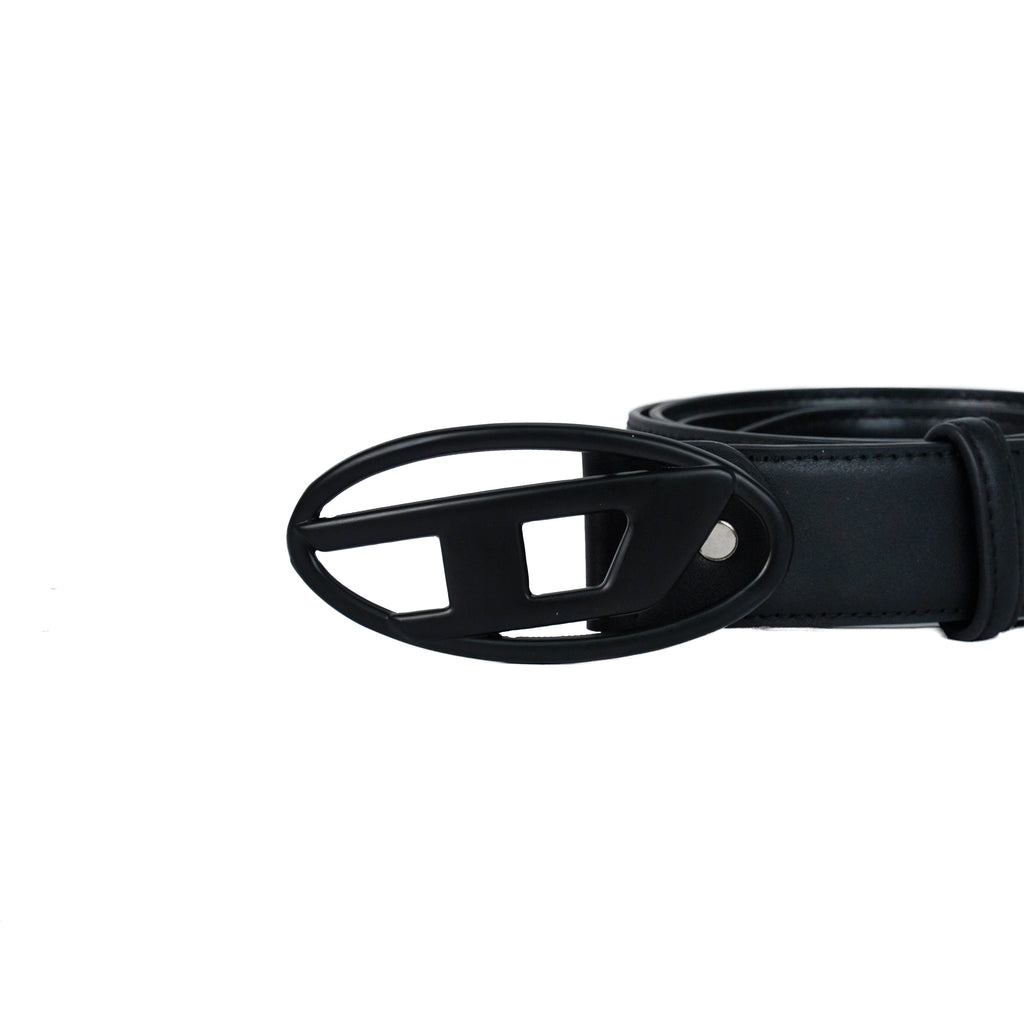 Leather Belt Diesel ( Black ) - With Black Belt Buckle