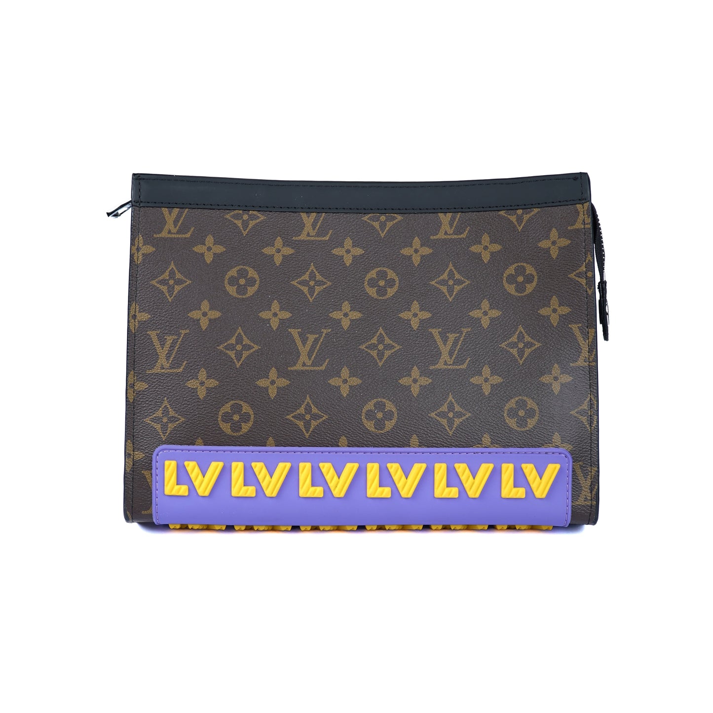Louis Vuitton Leather Clutch Bag