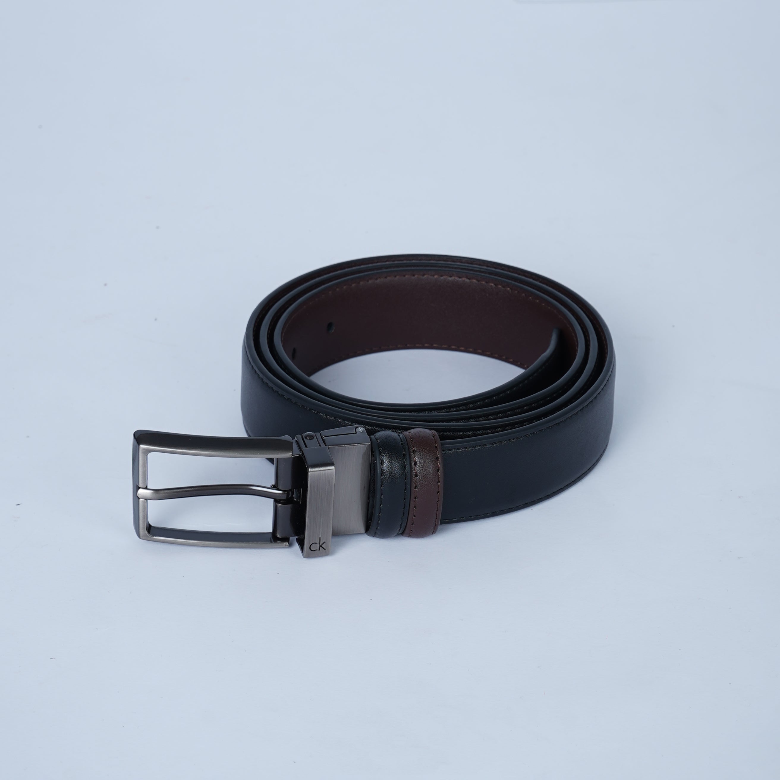 Leather Belt Calvin Klein Double Face ( Black / Brown )