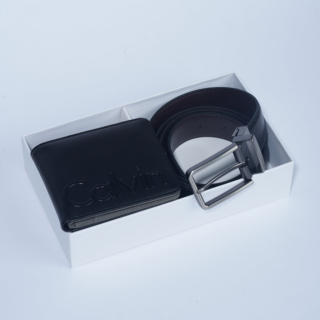 Black Wallet & Belt Pack ( Calvin Klein )
