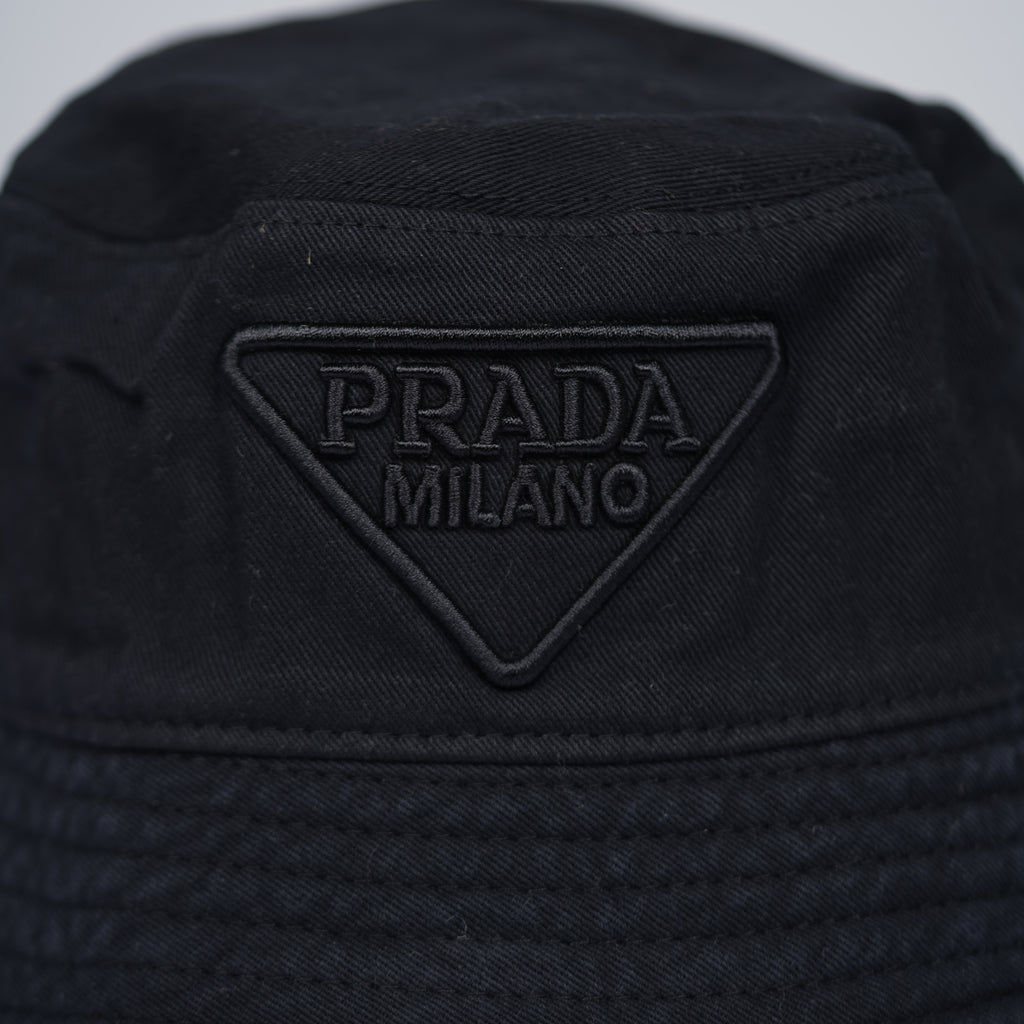 Bucket hat prada (black)