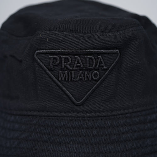 Bucket hat prada (black)