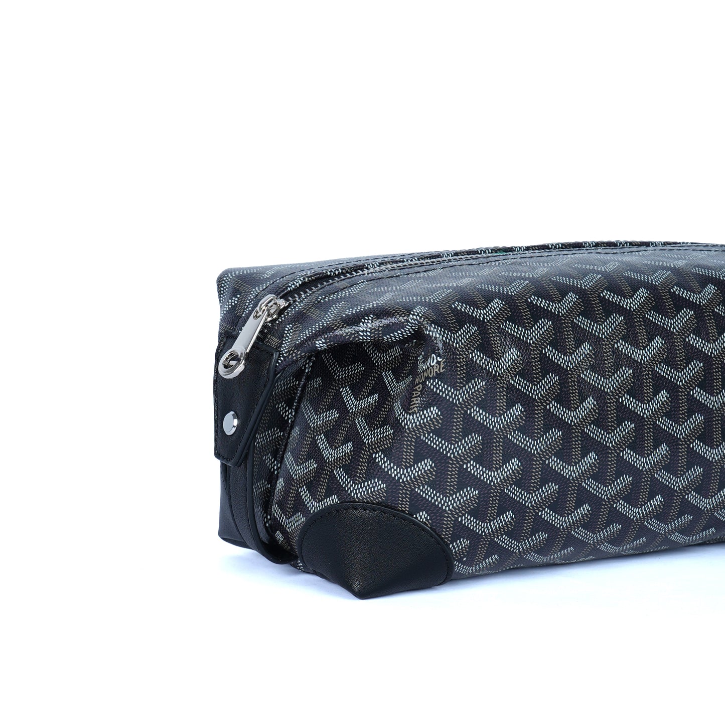 GoYard black Leather Clutch Bag