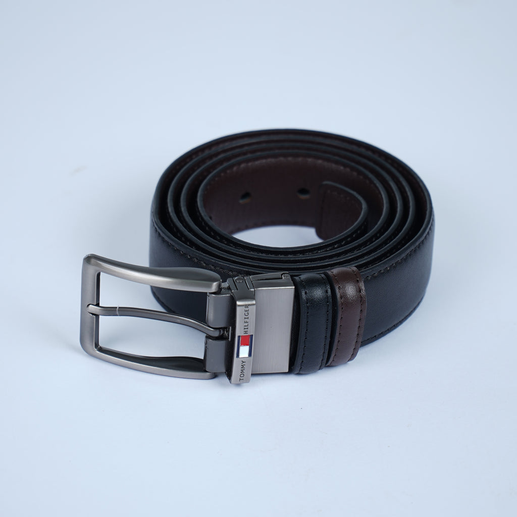 Leather Belt Tommy Hilfiger Double Face ( Black / Brown )