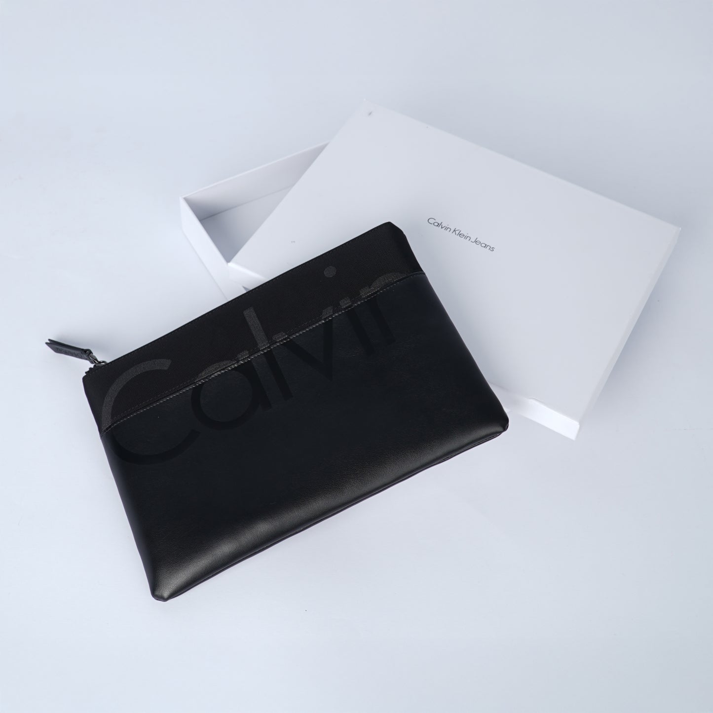 Calvin Klein Leather Clutch Bag