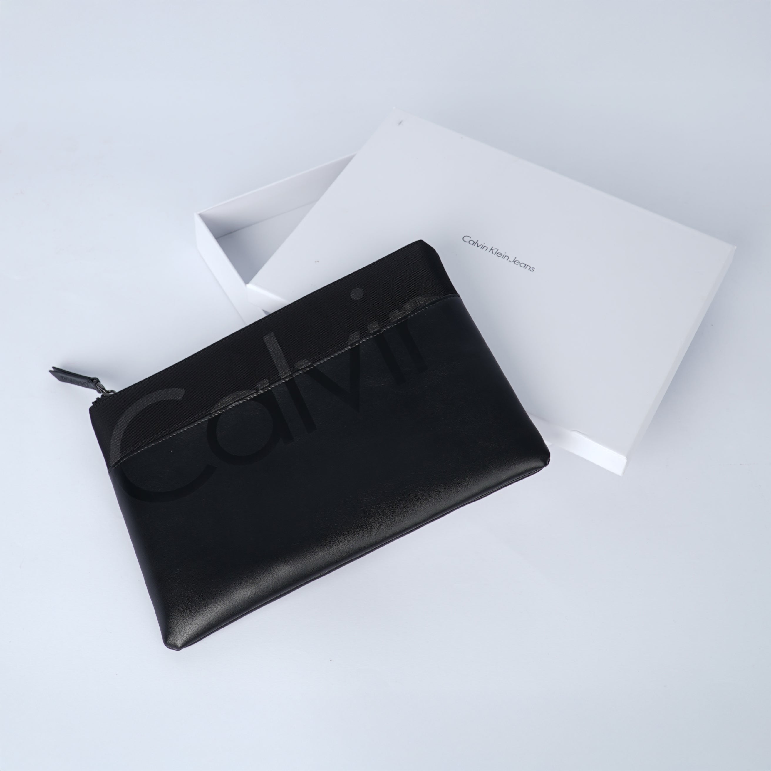 Calvin Klein Leather Clutch Bag