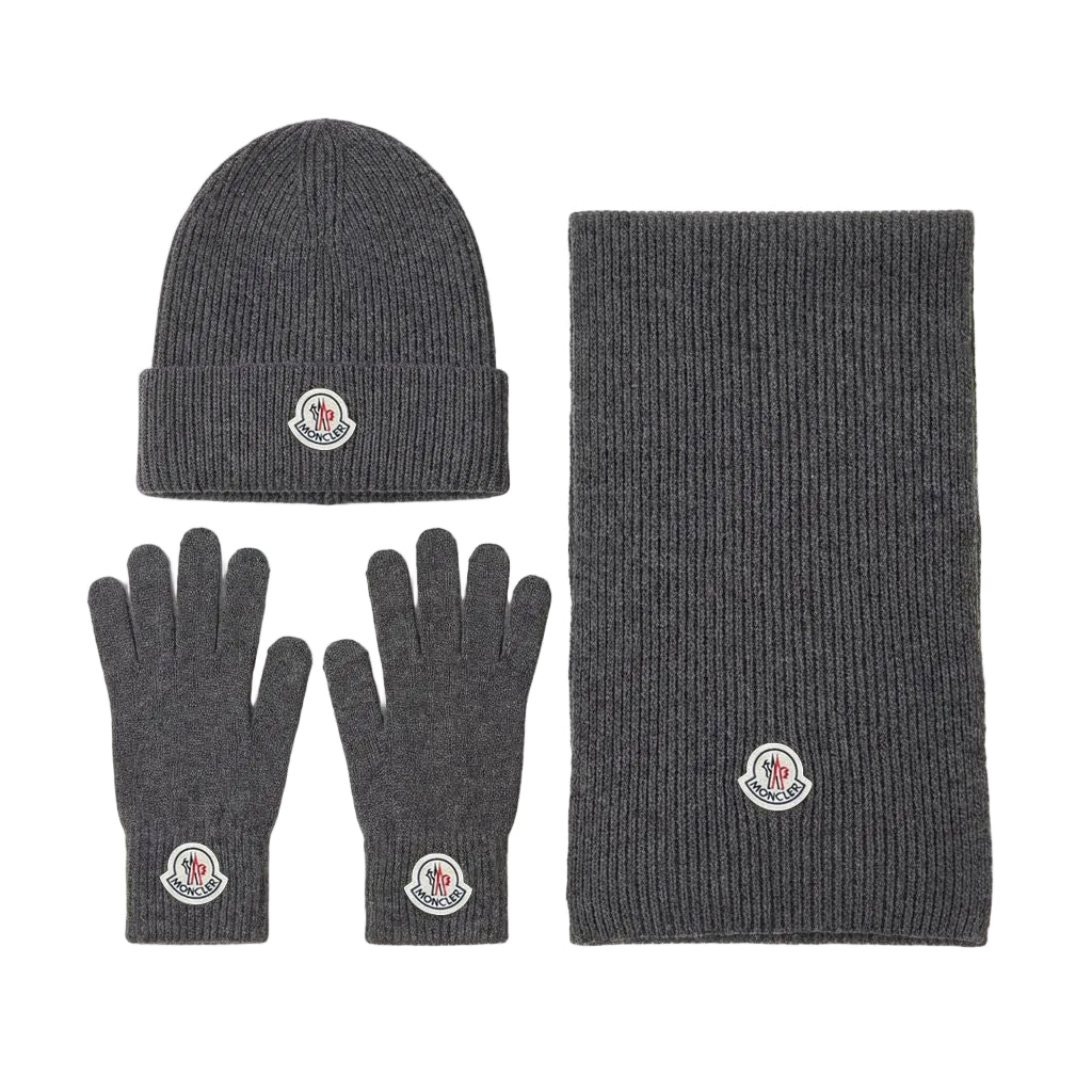 Moncler Knitted Hat & Scarf &Gloves