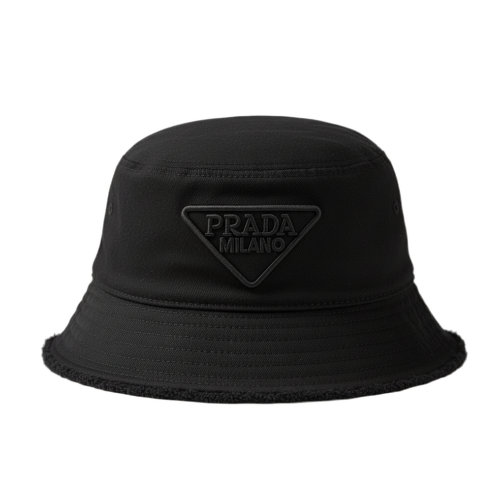 Bucket hat prada (black)