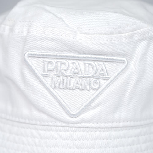 Bucket ‏Hat Prada  ( white )