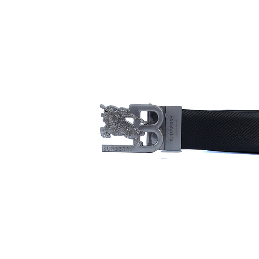 Leather Belt Burberry Double Face ( black / Brown )