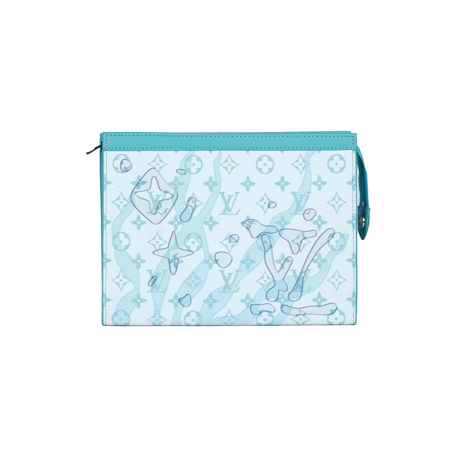 Louis Vuitton Leather Clutch Bag