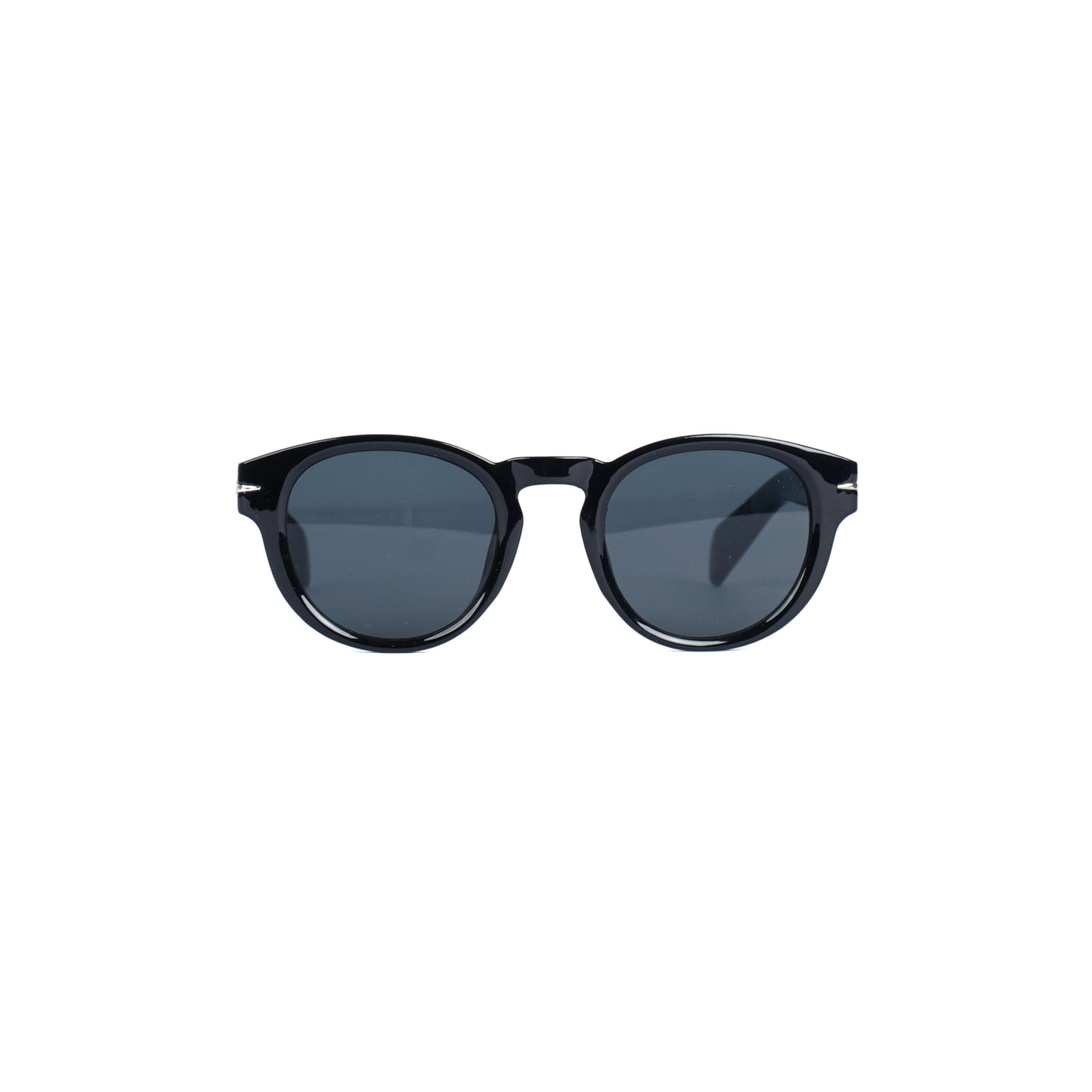 Unisex Polarized Round Black