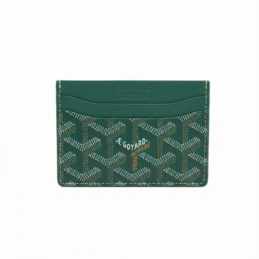 GoYard Green Leather Card Holder