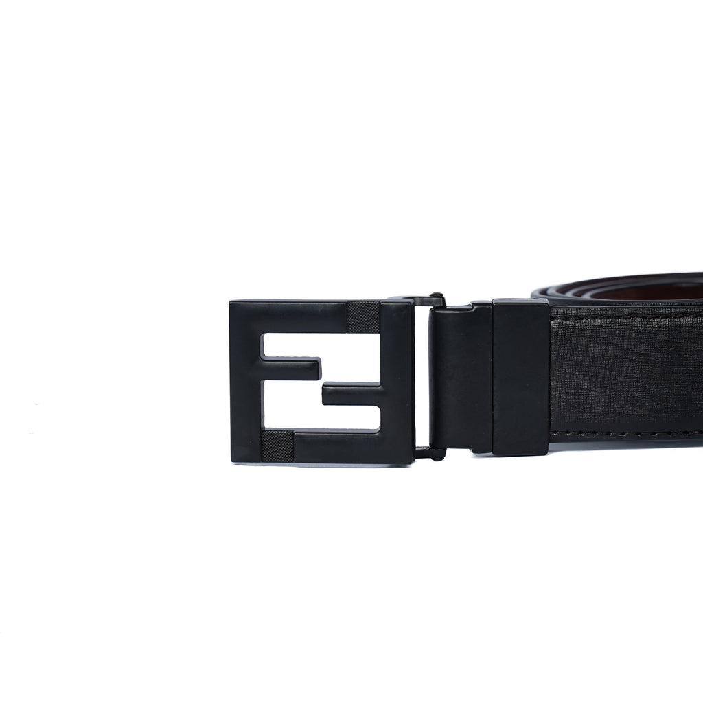Leather Belt fendi ( Black )