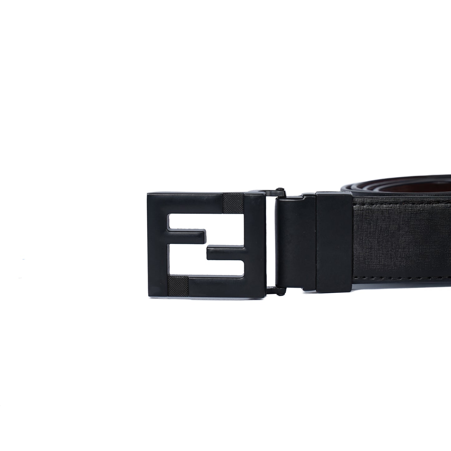 Leather Belt fendi ( Black )