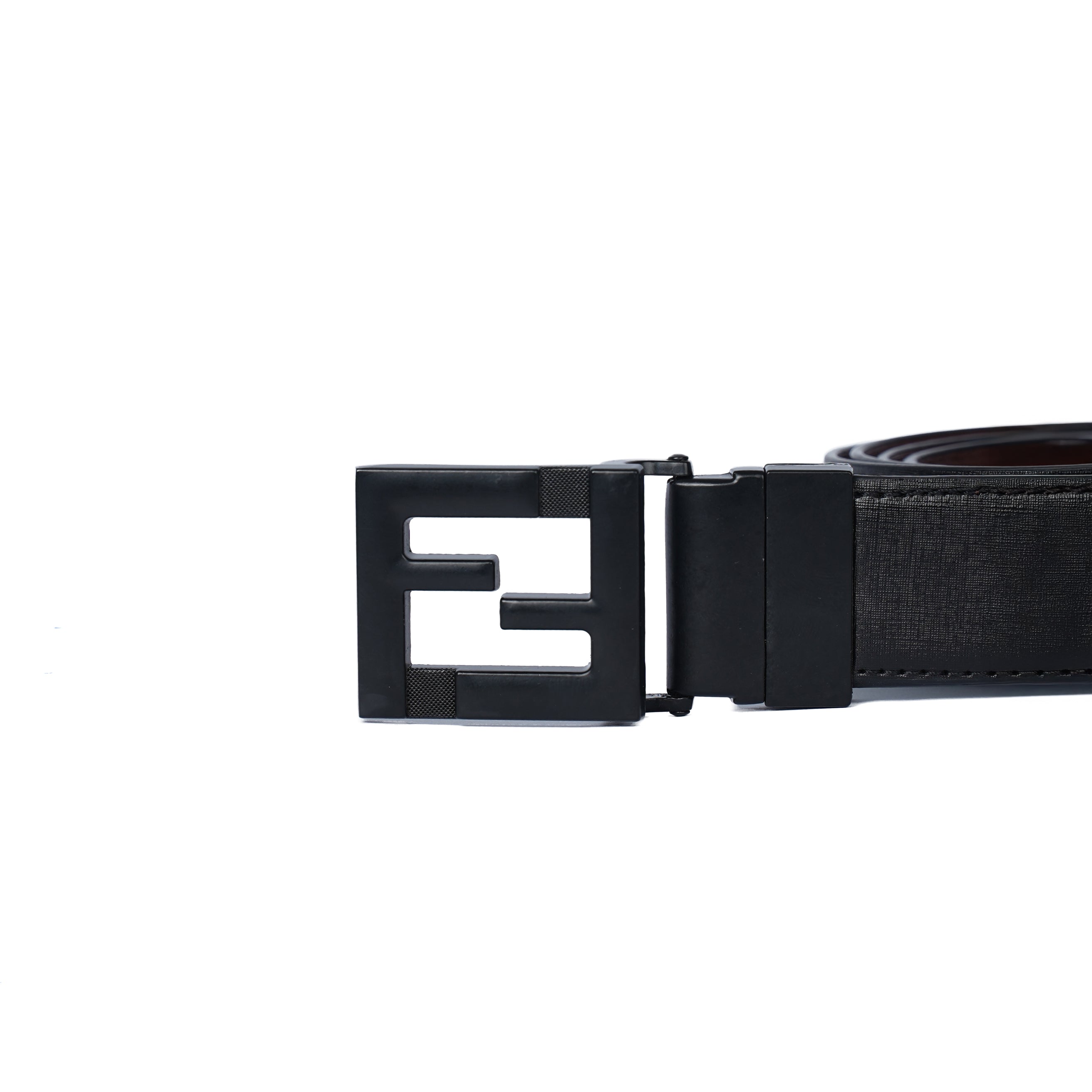 Leather Belt fendi ( Black )