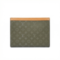 Louis Vuitton Leather Clutch Bag