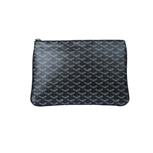 GoYard Brown Leather Clutch Bag