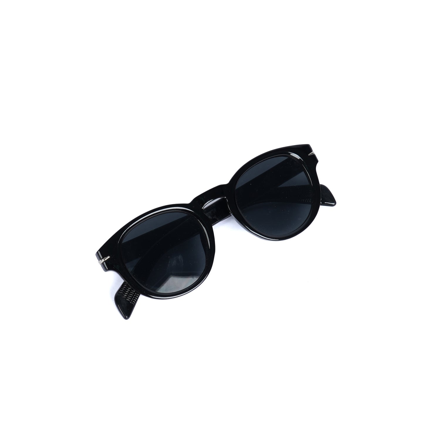 Unisex Polarized Round Black