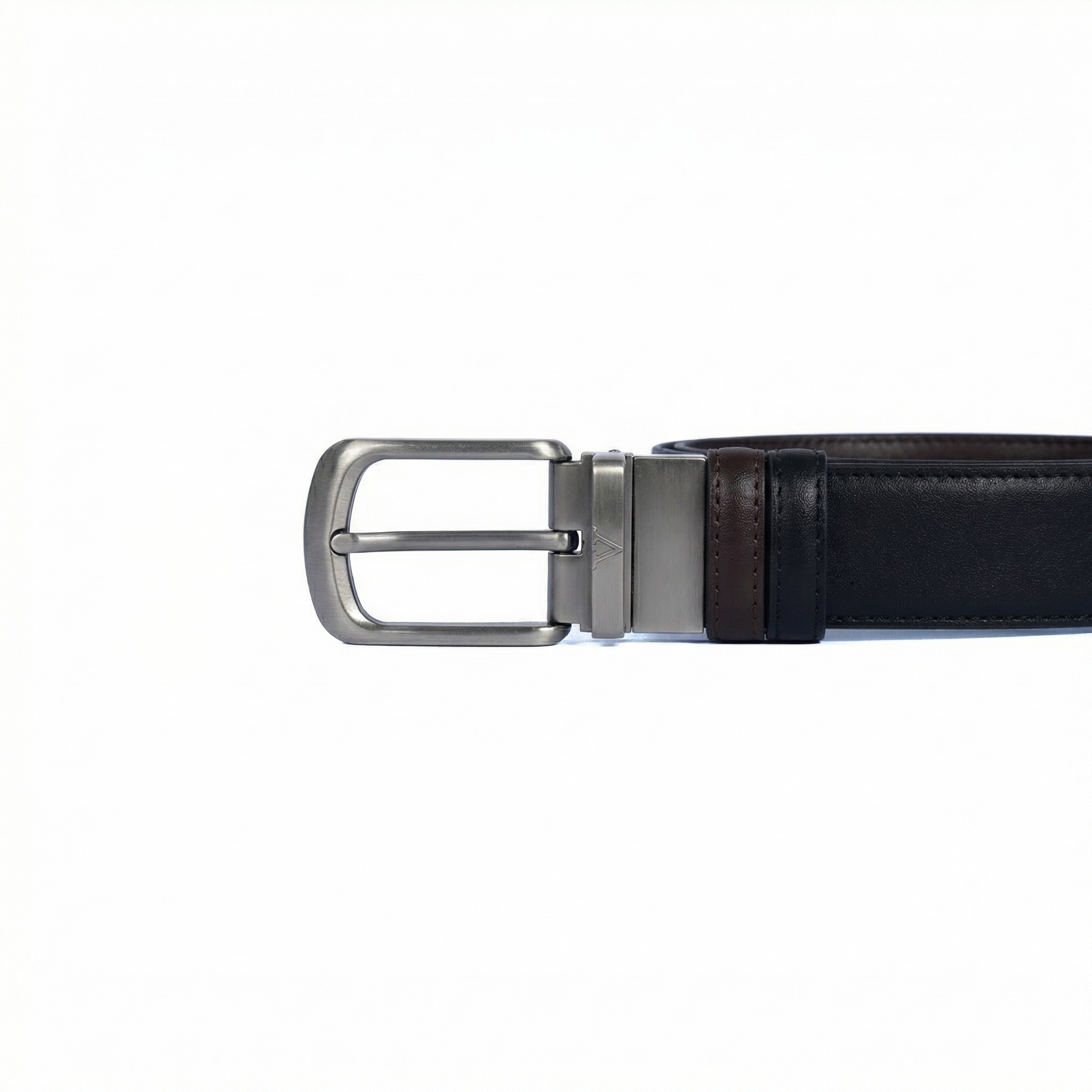 Leather Belt Valentino  Double  Face ( Black / Brown )
