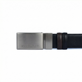 Leather Belt Burberry Double Face ( black / Brown )