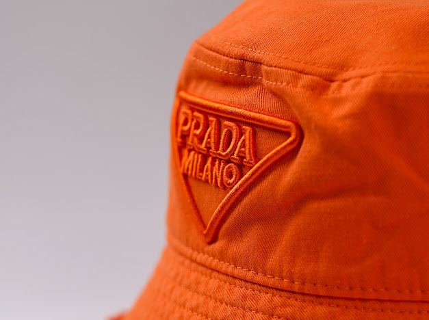 Bucket Hat Prada ( Fabric Orange )