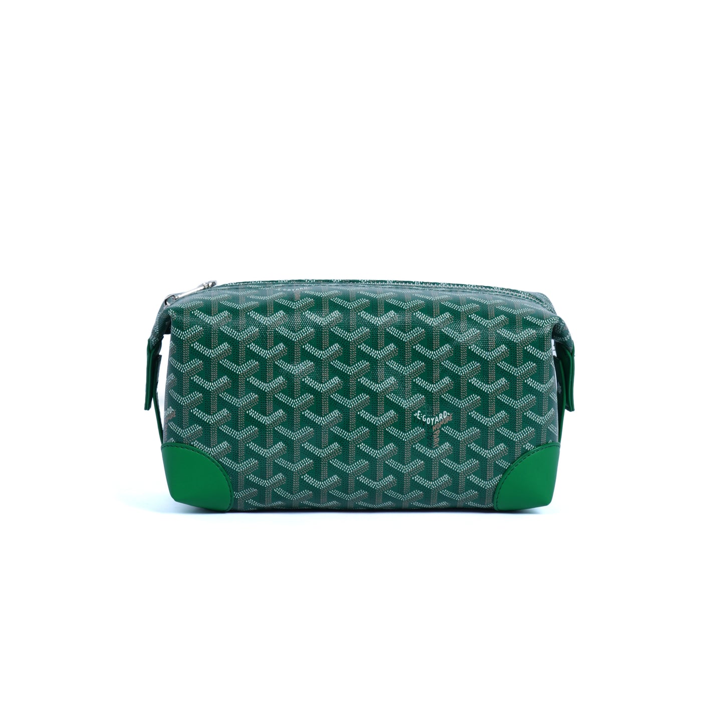 GoYard Green Leather Clutch Bag