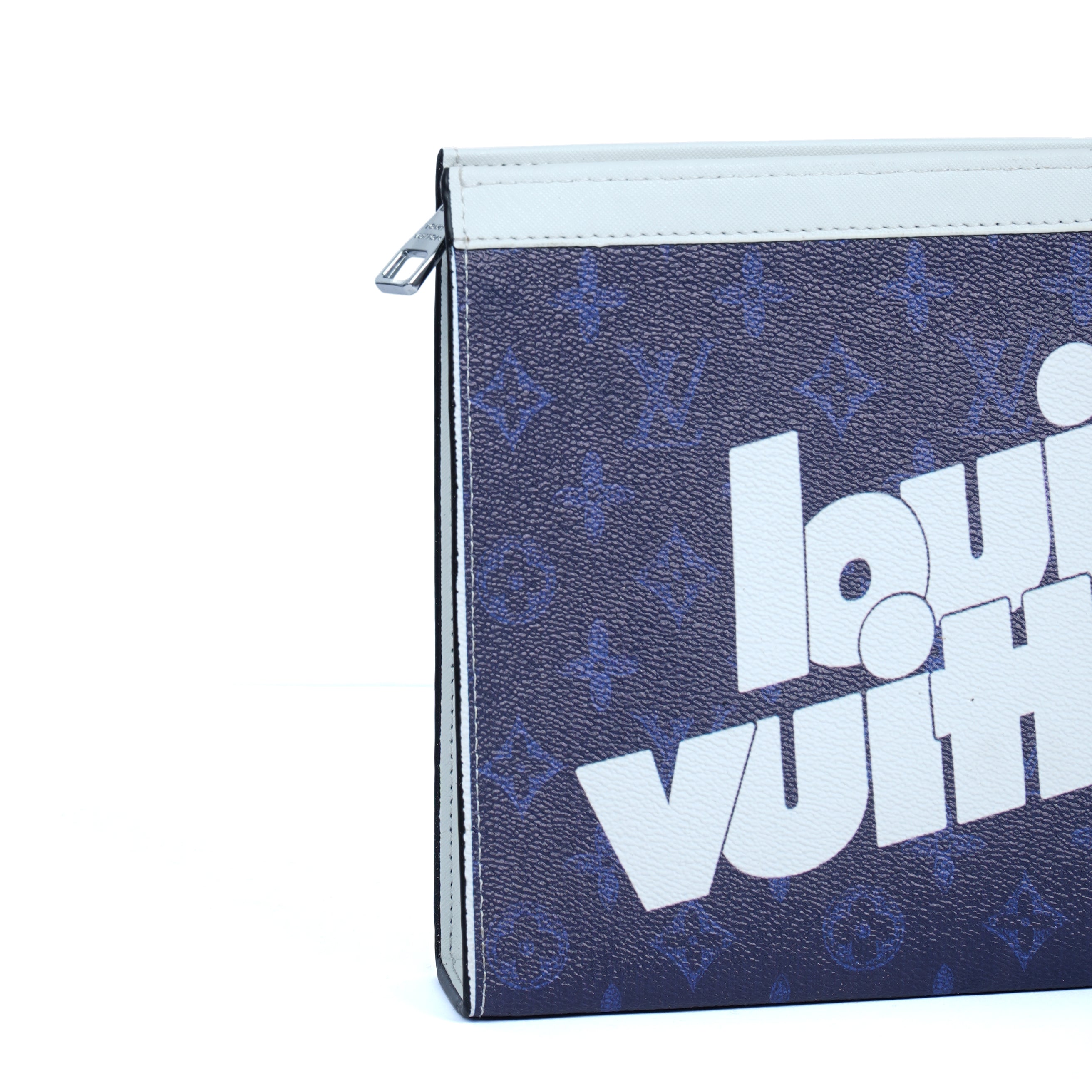 Louis Vuitton Leather Clutch Bag