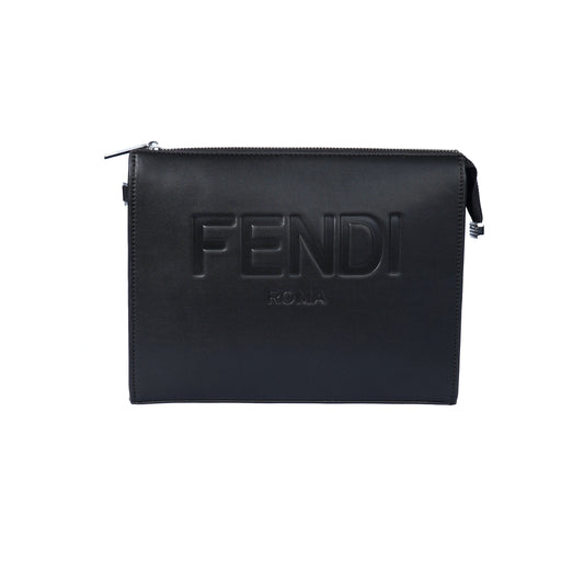 Fendi Leather Clutch Bag