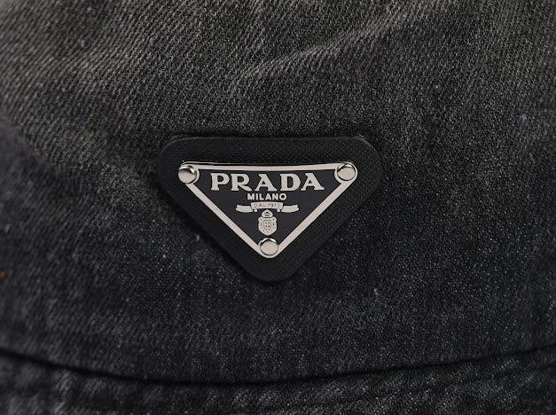 Bucket Hat Prada ( Jeans Grey )