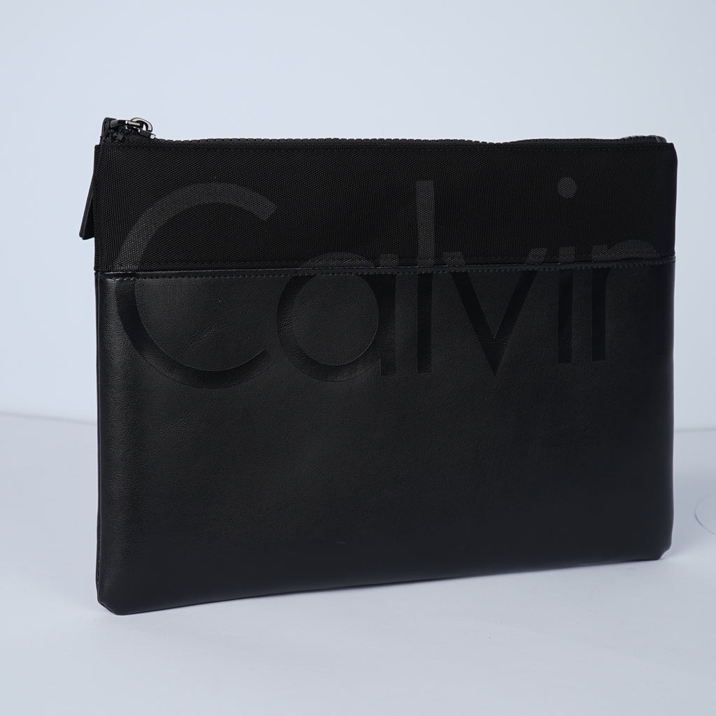 Calvin Klein Leather Clutch Bag