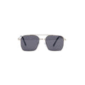 Unisex Black Rectangle With Gold Metal