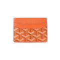 GoYard orange Leather Card Holder