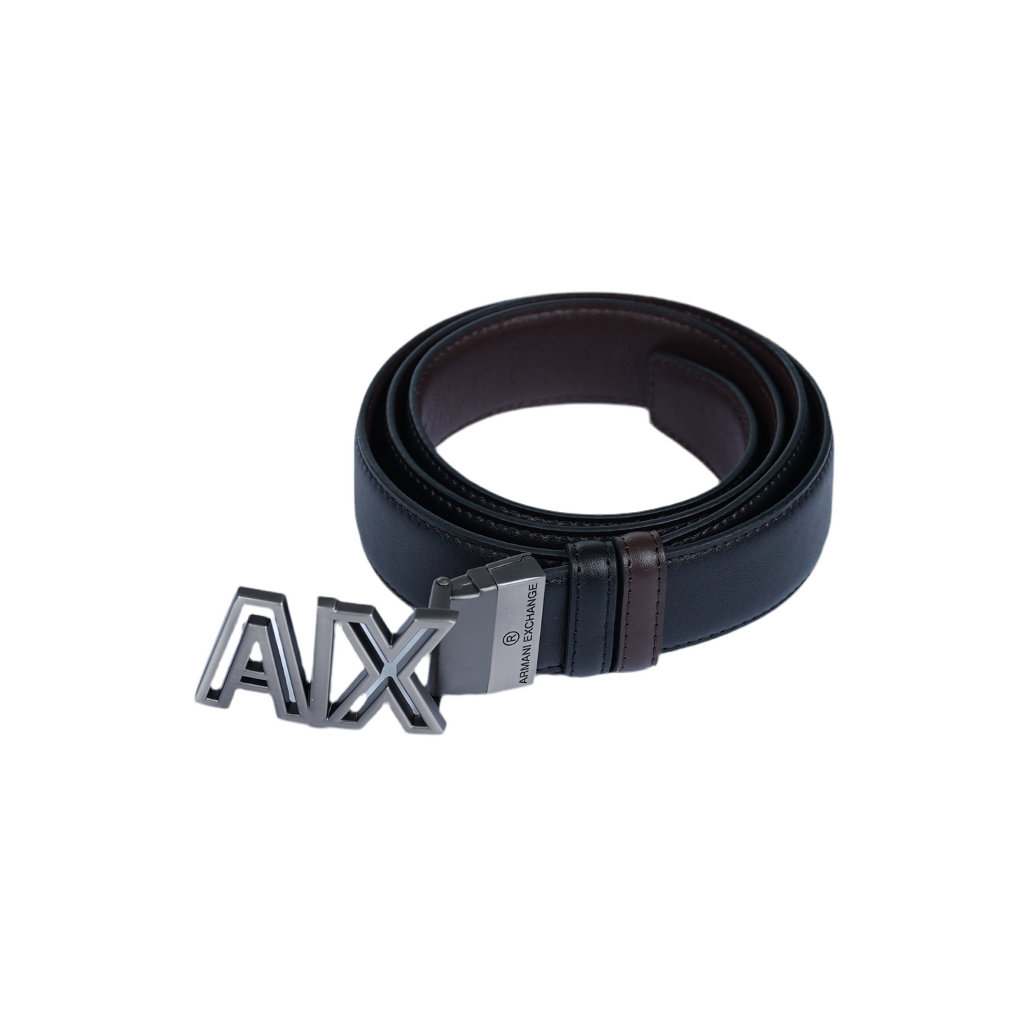 Leather Belt Armani Exchange Double Face ( Black / Brown )