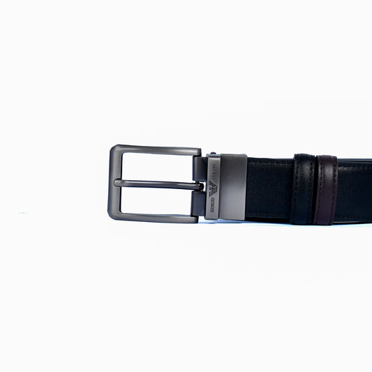 Leather Belt Giorgio Armani Double Face ( Black / Brown )