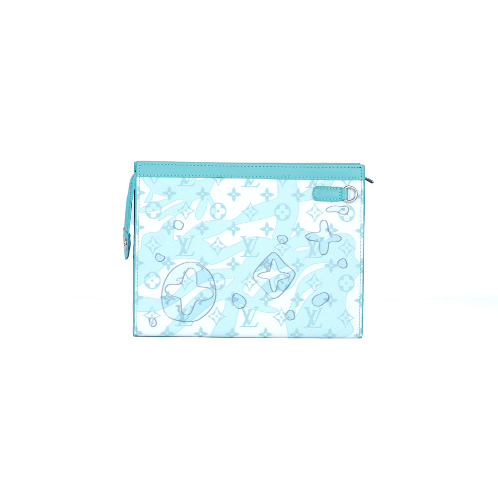 Louis Vuitton Leather Clutch Bag