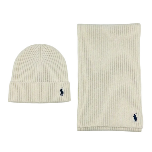 POLO Knitted Hat & Scarf