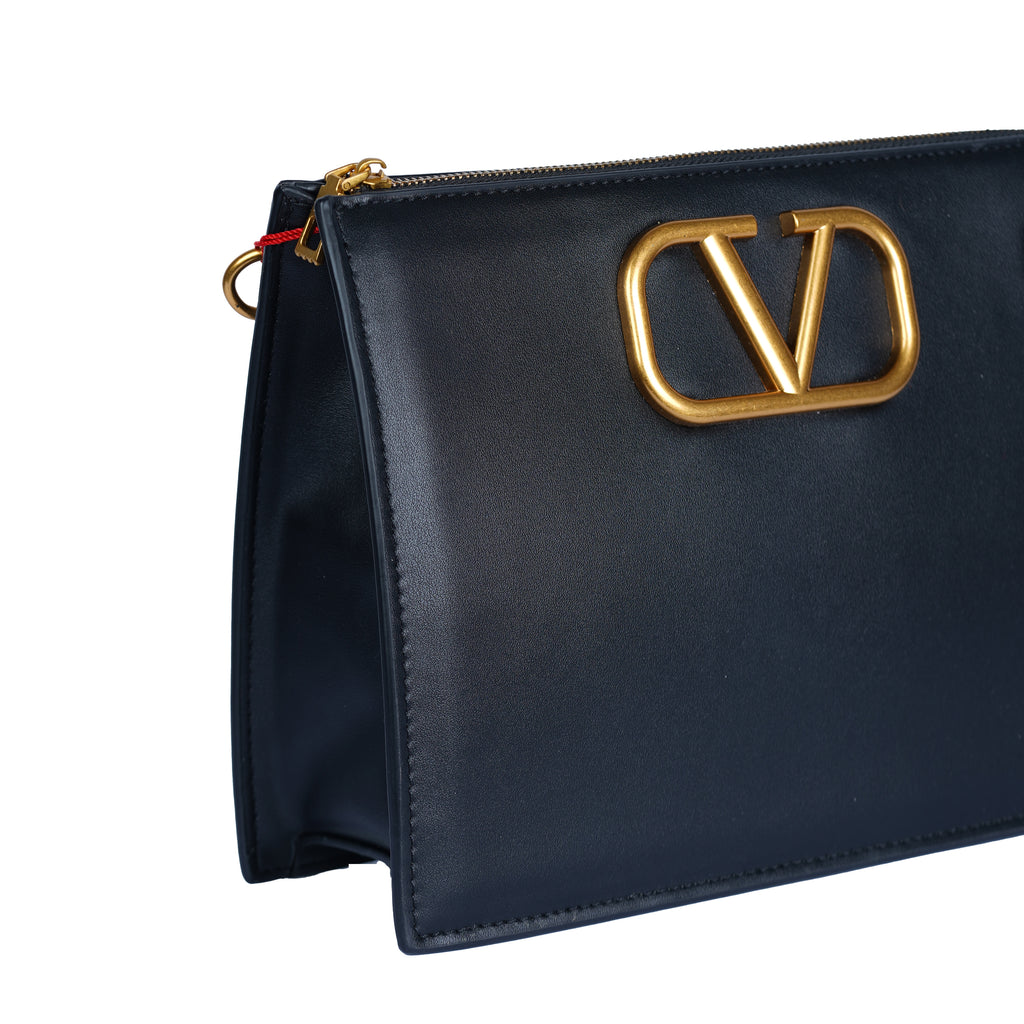 Valentino Leather Clutch Bag