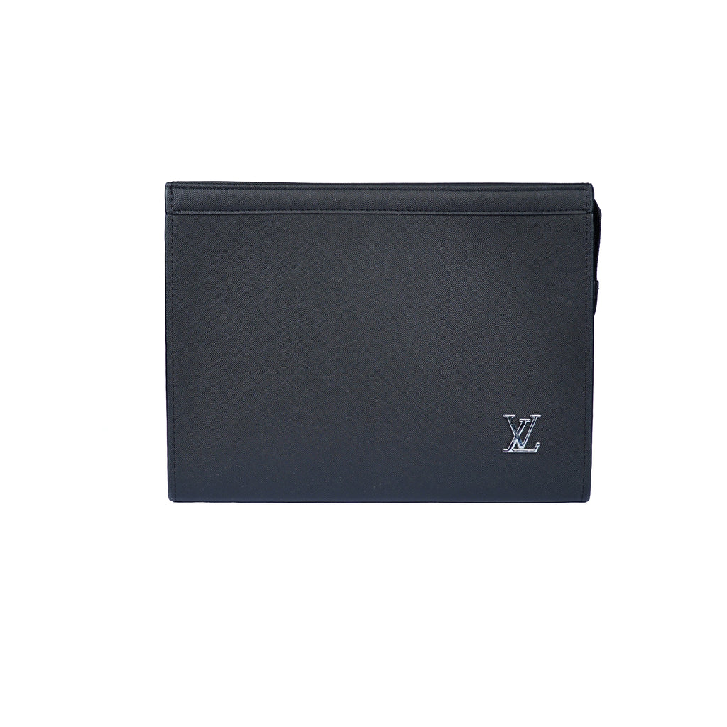 Louis Vuitton Leather Clutch Bag