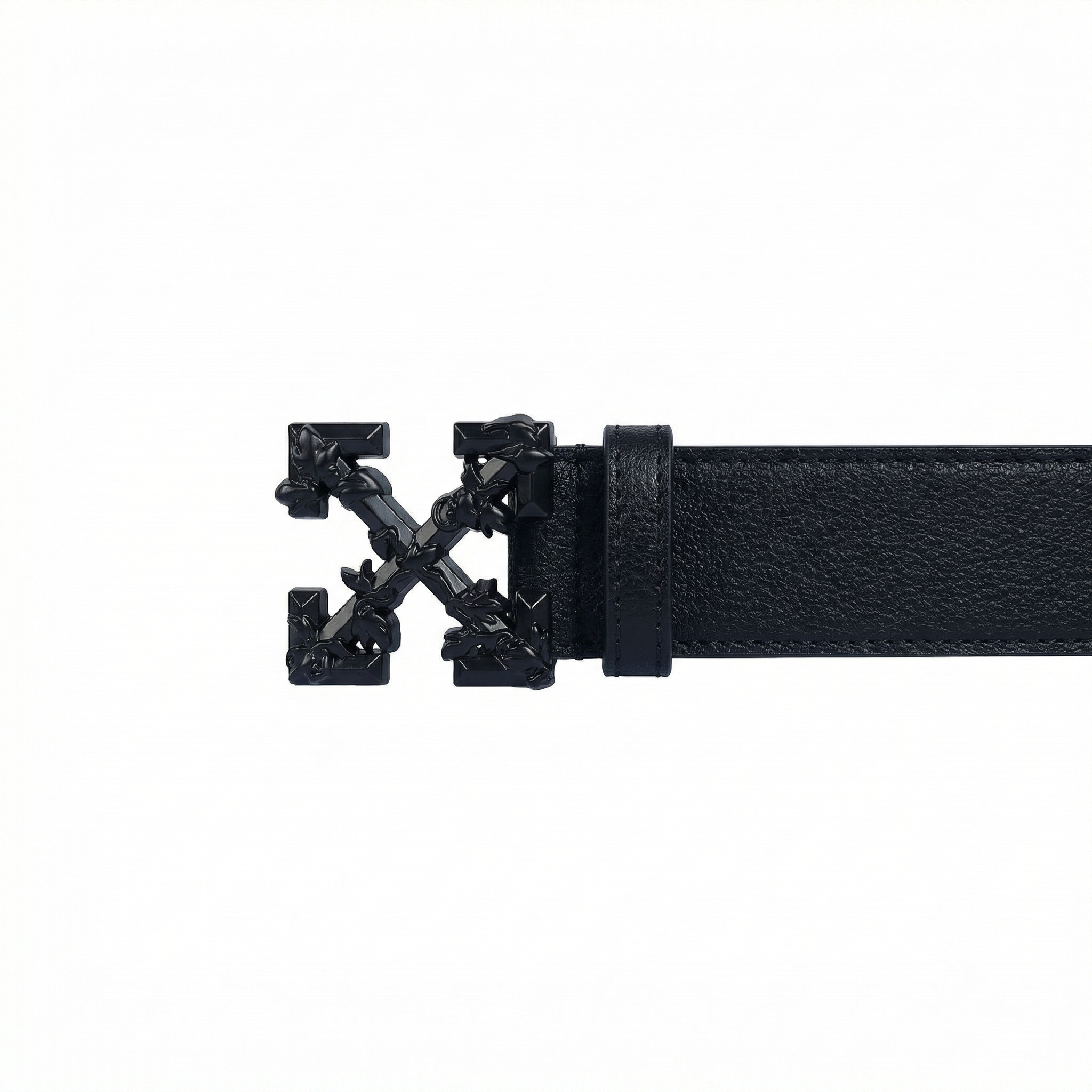 Leather Belt Off white