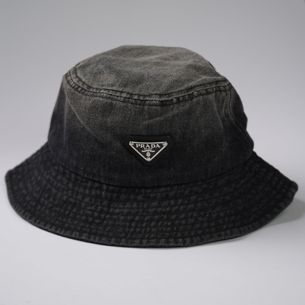 Bucket Hat Prada ( Jeans Grey )