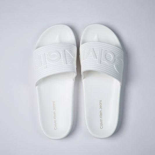 Calvin Klein Slipper ( White )