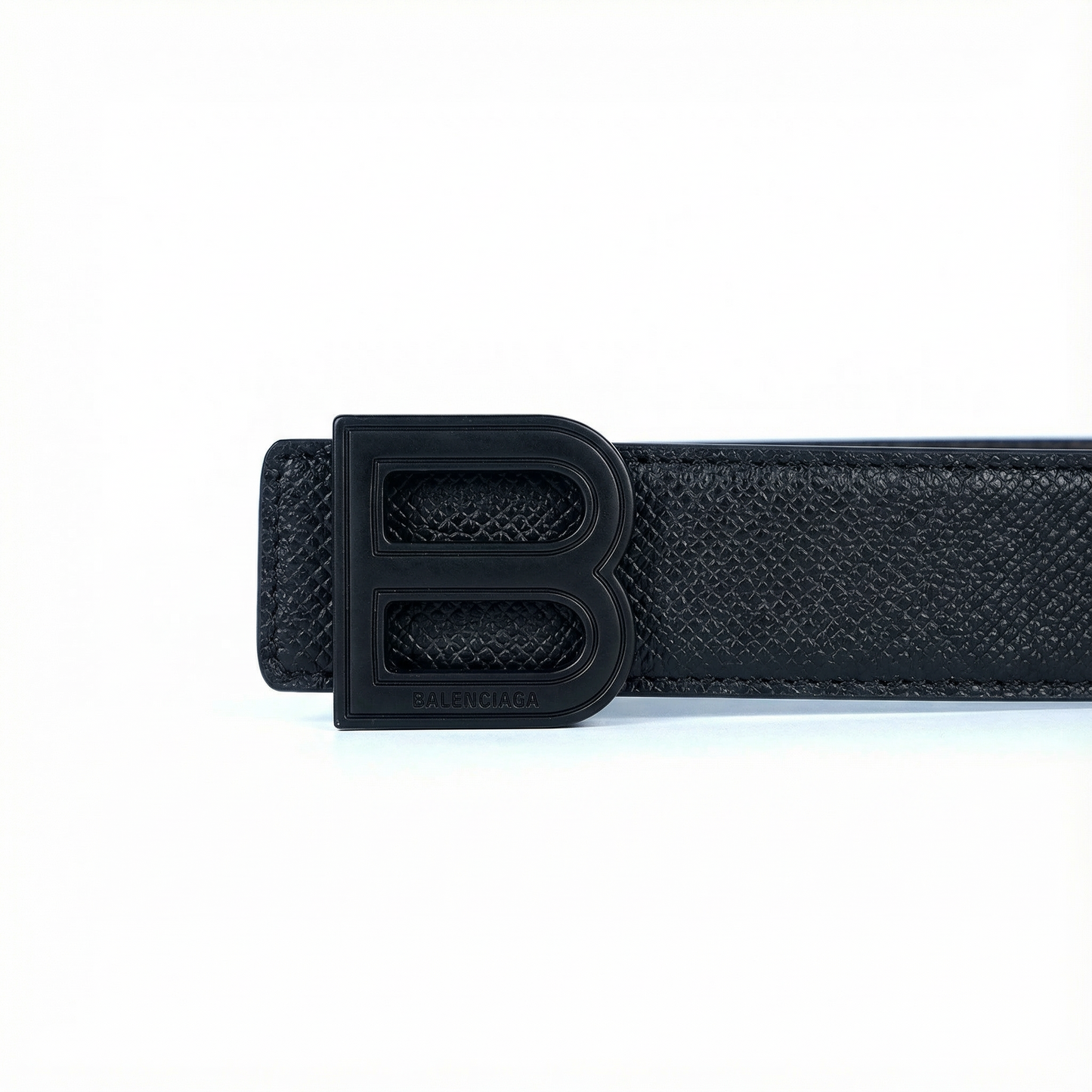 Leather Belt Balnciga  ( Black )