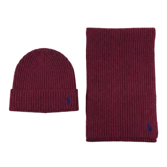 POLO Knitted Hat & Scarf